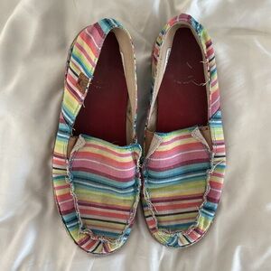 Twisted X Women’s Slip-on Multicolored Loafers Size 8.5